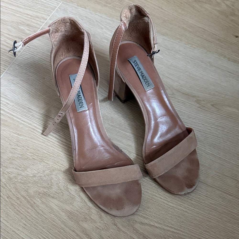 Steve Madden Brown Strappy Heels